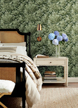 Greenwood Dark Green by A-Street Prints Deciduous Wallpaper – A-Street Prints 4147-80004