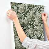Greenwood Dark Green by A-Street Prints Deciduous Wallpaper – A-Street Prints 4147-80004