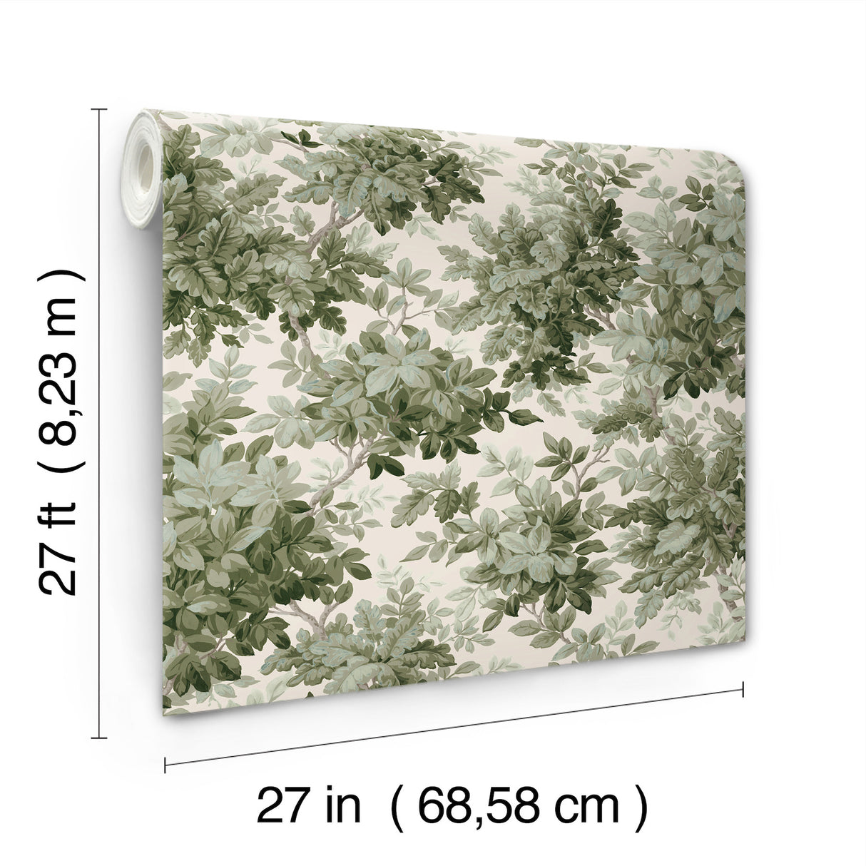 Greenwood Moss by A-Street Prints Deciduous Wallpaper- A-Street Prints 4147-80006