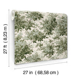 Greenwood Moss by A-Street Prints Deciduous Wallpaper- A-Street Prints 4147-80006