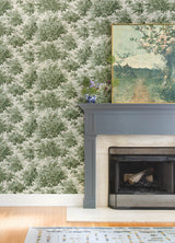 Greenwood Moss by A-Street Prints Deciduous Wallpaper- A-Street Prints 4147-80006