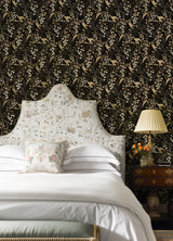 Linden Black by A-Street Prints Jungle Canopy Wallpaper – A-Street Prints 4147-80009