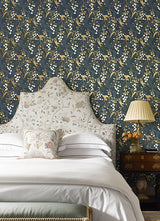 Linden Navy by A-Street Prints Jungle Canopy Wallpaper – A-Street Prints 4147-80010