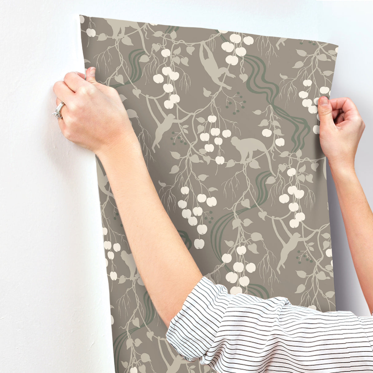 Linden Stone by A-Street Prints Jungle Canopy Wallpaper – A-Street Prints 4147-80011