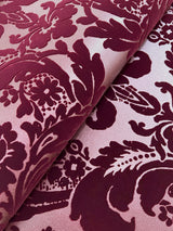 Shadow Merlot by A-Street Prints Flocked Damask Wallpaper – A-Street Prints 4147-87315