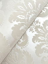 Shadow Cream by A-Street Prints Flocked Damask Wallpaper- A-Street Prints 4147-87390
