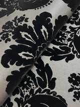 Shadow Black by A-Street Prints Flocked Damask Wallpaper – A-Street Prints 4147-87391