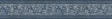 Carved Floral Blue Trim Wall Border by Chesapeake - SKU 4148-14502 featuring white floral vines on an indigo blue backdrop with grey stripe trim