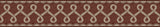 Scalloped Ribbon Red Trim Wall Border by Chesapeake - 4148-14506