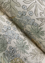 Goldfinch Neutral by Chesapeake Birds and Blooms Wallpaper – Brewster Home Fashions 4148-27411