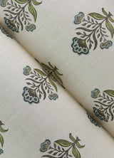 Hollyhock Aqua by Chesapeake Floral Crest Wallpaper – Brewster Home Fashions 4148-27415