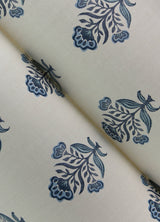 Hollyhock Blue by Chesapeake Floral Crest Wallpaper – Brewster Home Fashions 4148-27417