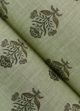Hollyhock Green by Chesapeake Floral Crest Wallpaper- Brewster Home Fashions 4148-27419