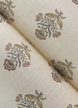 Hollyhock Rust by Chesapeake Floral Crest Wallpaper – Brewster Home Fashions 4148-27420