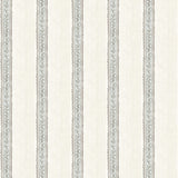 Chesapeake Mandevilla Aqua Vine Stripe wallpaper in aqua with vine-detailed stripes
