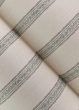 Mandevilla Aqua Vine Stripe by Chesapeake Wallpaper- Brewster Home Fashions 4148-27427