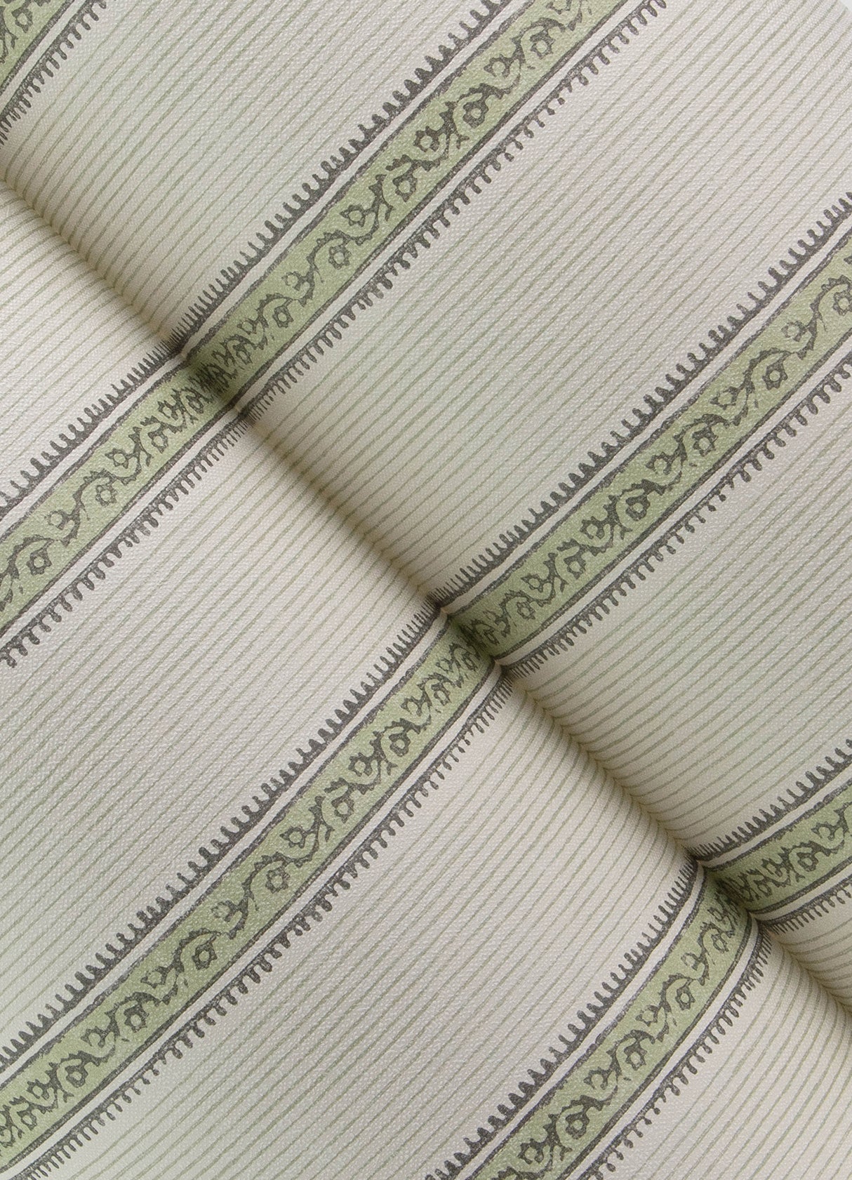 Mandevilla Green Vine Stripe by Chesapeake Wallpaper- Brewster Home Fashions 4148-27429