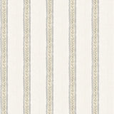 Mandevilla Honey Vine Stripe Wallpaper by Chesapeake in warm honey and taupe stripes