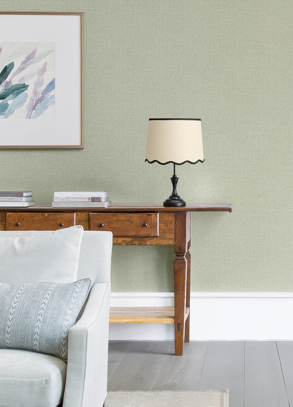 Kameez Green by Chesapeake Texture Wallpaper – Brewster Home Fashions 4148-27433