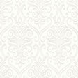 Adavu Dove Damask Wallpaper by Chesapeake