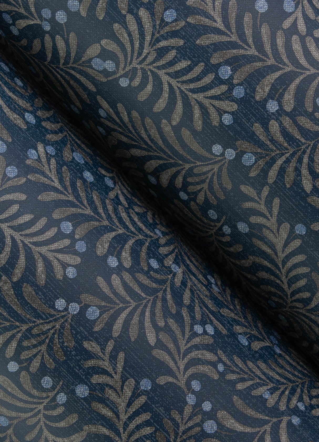 Chrysantha Navy by Chesapeake Berry Branches Wallpaper- Brewster Home Fashions 4148-27443