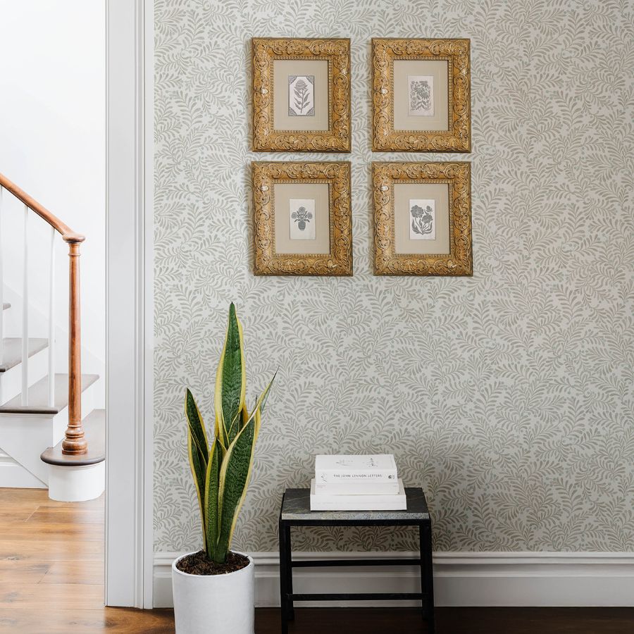 Chrysantha Light Grey by Chesapeake Berry Branches Wallpaper- Brewster Home Fashions 4148-27445
