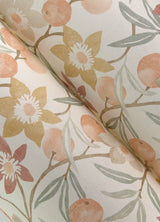 Passiflora Peach by Chesapeake Fruit and Floral Wallpaper – Brewster Home Fashions 4148-27447