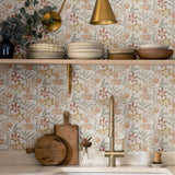 Passiflora Peach by Chesapeake Fruit and Floral Wallpaper – Brewster Home Fashions 4148-27447