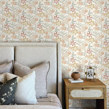 Passiflora Peach by Chesapeake Fruit and Floral Wallpaper – Brewster Home Fashions 4148-27447