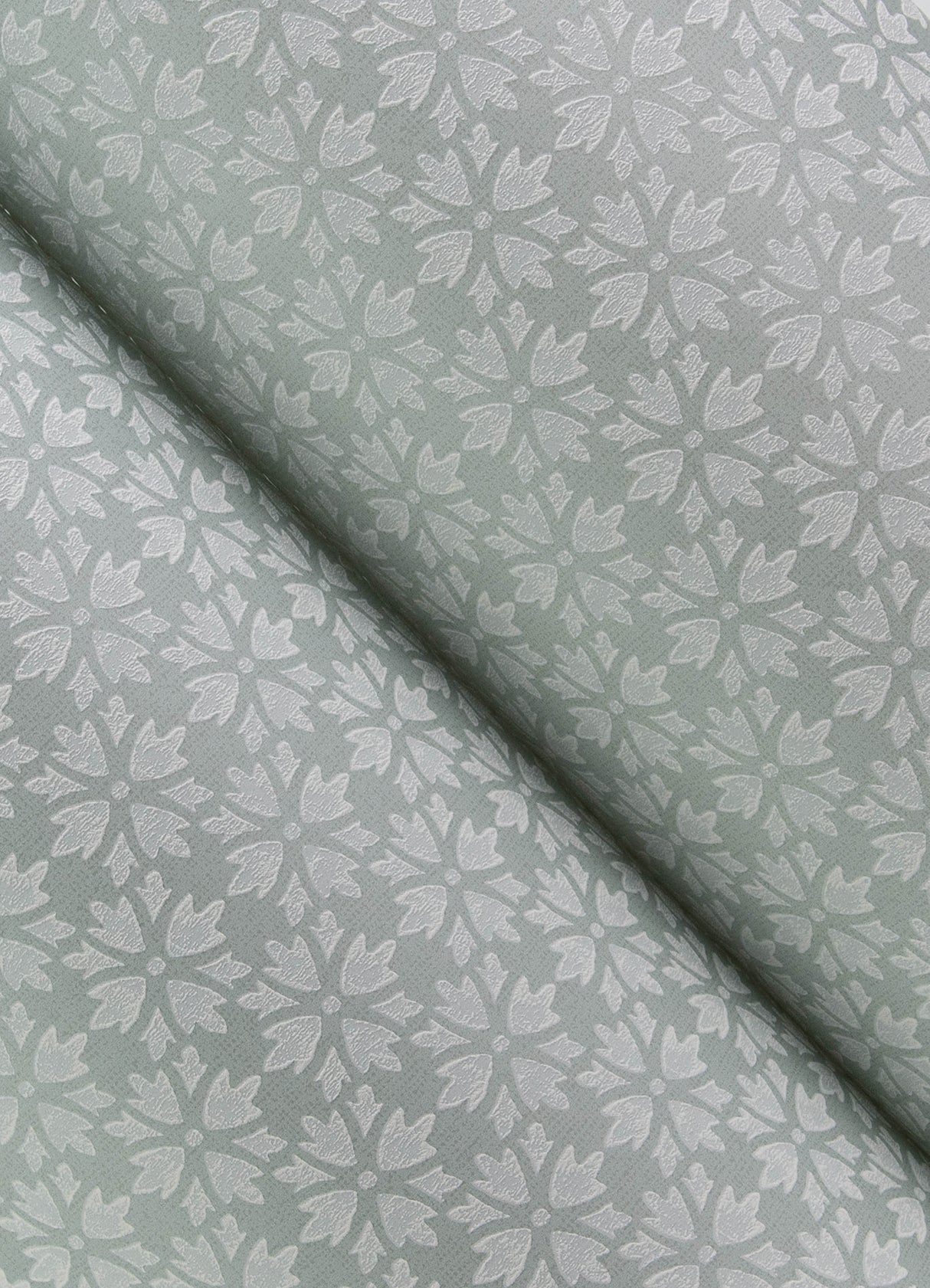 Phlox Light Blue by Chesapeake Floral Stamp Wallpaper – Brewster 4148-27452
