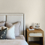 Phlox Grey by Chesapeake Floral Stamp Wallpaper- Brewster Home Fashions 4148-27454
