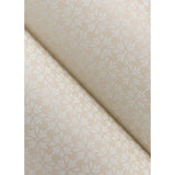 Phlox Khaki by Chesapeake Floral Stamp Wallpaper- Brewster Home Fashions 4148-27455