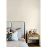 Phlox Khaki by Chesapeake Floral Stamp Wallpaper- Brewster Home Fashions 4148-27455