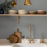 Surdiva Denim by Chesapeake Floral Fan Wallpaper – Brewster Home Fashions 4148-27456