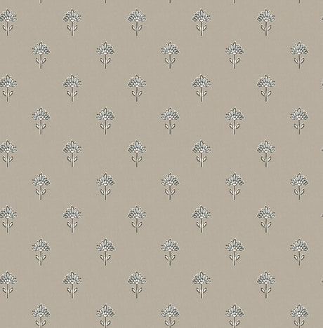 Chesapeake Surdiva Stone Floral Fan Wallpaper
