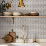 Nabi Charcoal by Chesapeake Geometric Wallpaper – Brewster Home Fashions 4148-27463