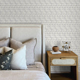Nabi Charcoal by Chesapeake Geometric Wallpaper – Brewster Home Fashions 4148-27463