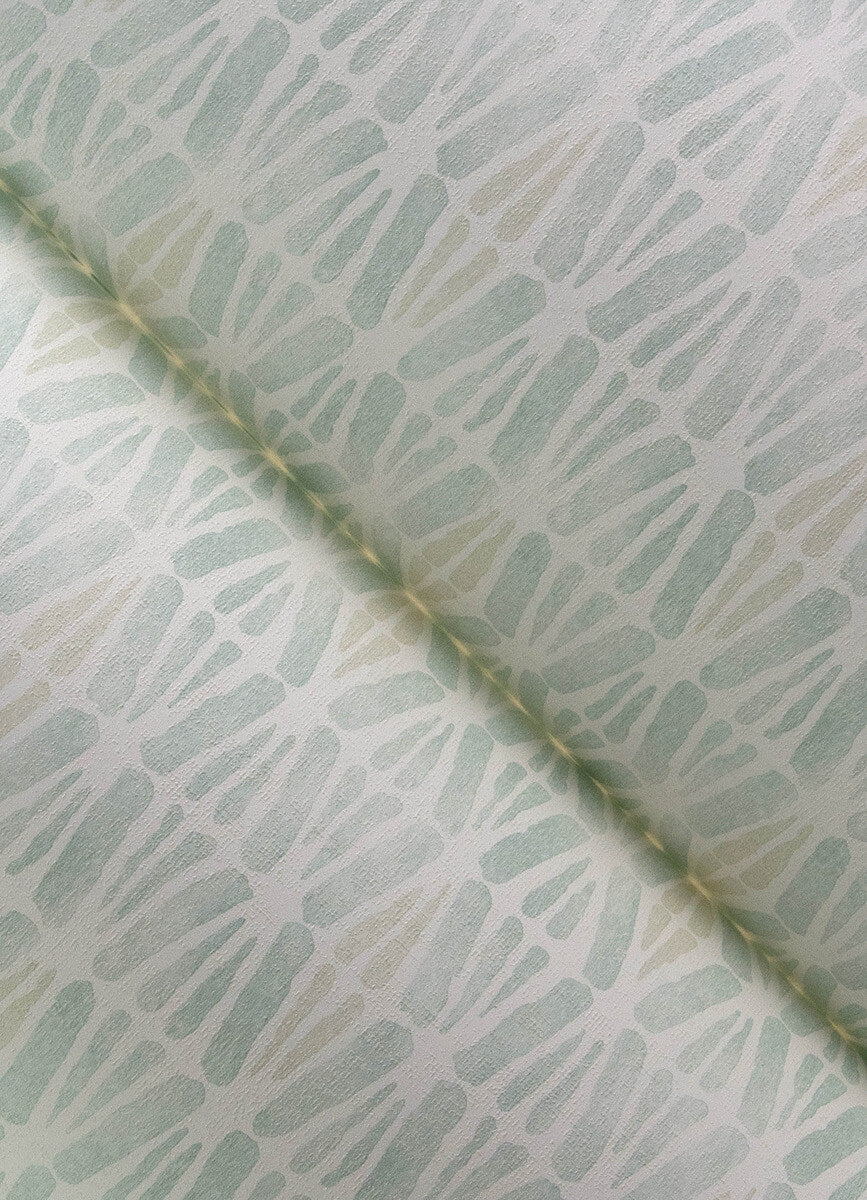 Nabi Aqua by Chesapeake Geometric Wallpaper – Brewster Home Fashions 4148-27466