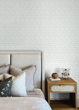 Nabi Light Blue by Chesapeake Geometric Wallpaper – Brewster Home Fashions 4148-27467