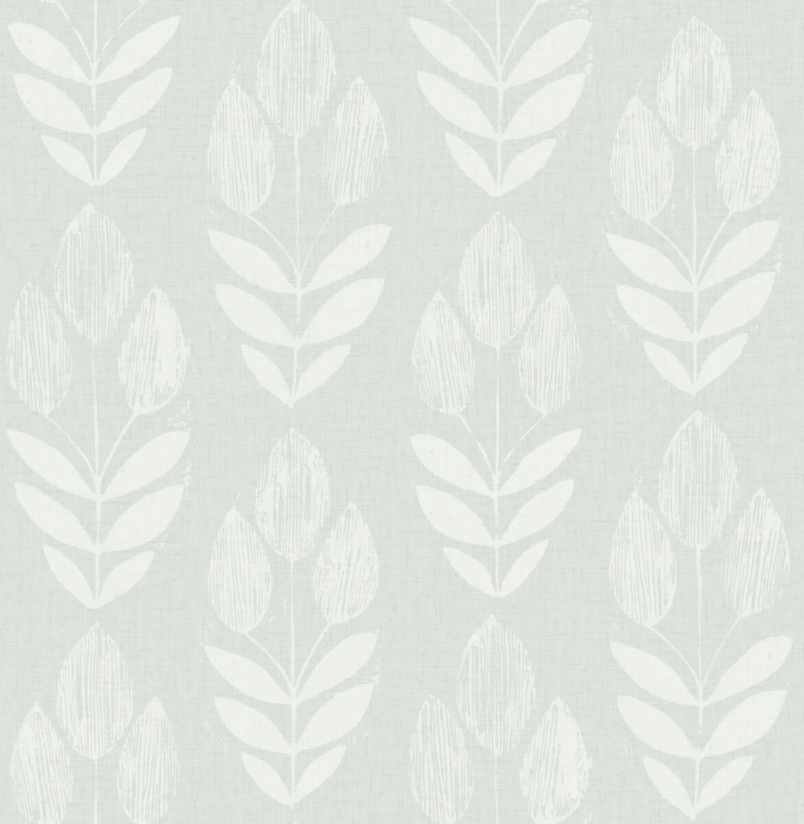 Garland Aqua Block Tulip Wallpaper by Chesapeake, 20.5 in x 33 ft roll