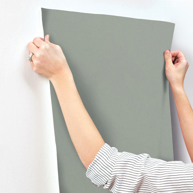 Parget Avokado Green Textured Wallpaper with Solid Graphic Motif - A-Street Prints 4153-77002
