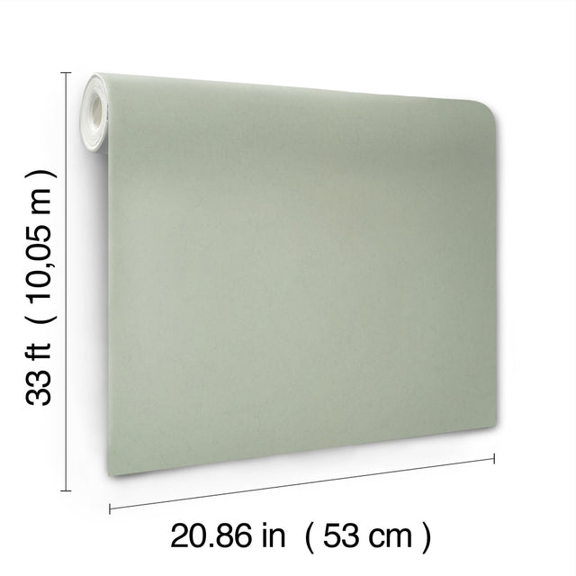 Parget Vår Light Green Textured Wallpaper with Solid Plaster Motif - A-Street Prints 4153-77004