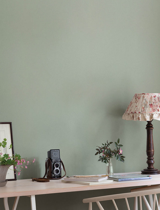 Parget Vår Light Green Textured Wallpaper with Solid Plaster Motif - A-Street Prints 4153-77004