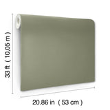Parget Skog Olive Textured Wallpaper with Solid Plaster Motif - A-Street Prints 4153-77007