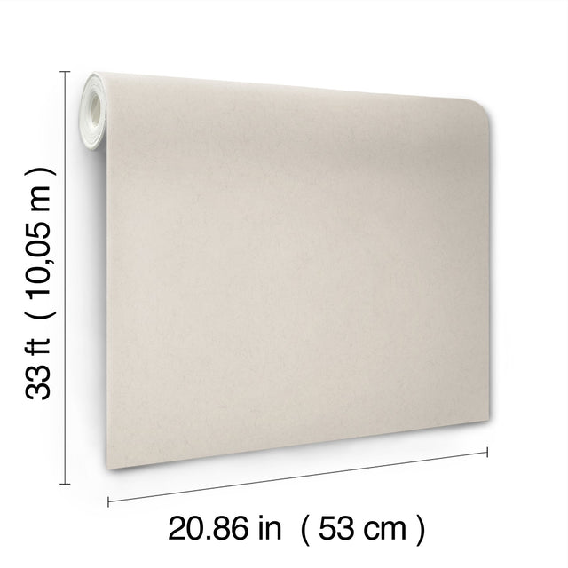 Parget Vide Dove Textured Wallpaper with Solid Plaster Motif - A-Street Prints 4153-77020