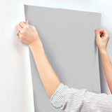 Parget Morgondis Light Grey Textured Wallpaper with Subtle Plaster-Look Solid - A-Street Prints 4153-77029