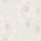 Vine White Woodland Fruits Wallpaper with Botanical Vine and Grape Motif - Brewster 4153-82016