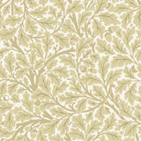 Oak Tree Light Yellow Leaf Wallpaper with Botanical Leaf Motif - A-Street Prints 4153-82027