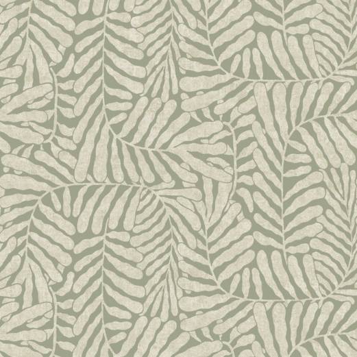 Gabriel Moss Fern Wallpaper in moss colorway