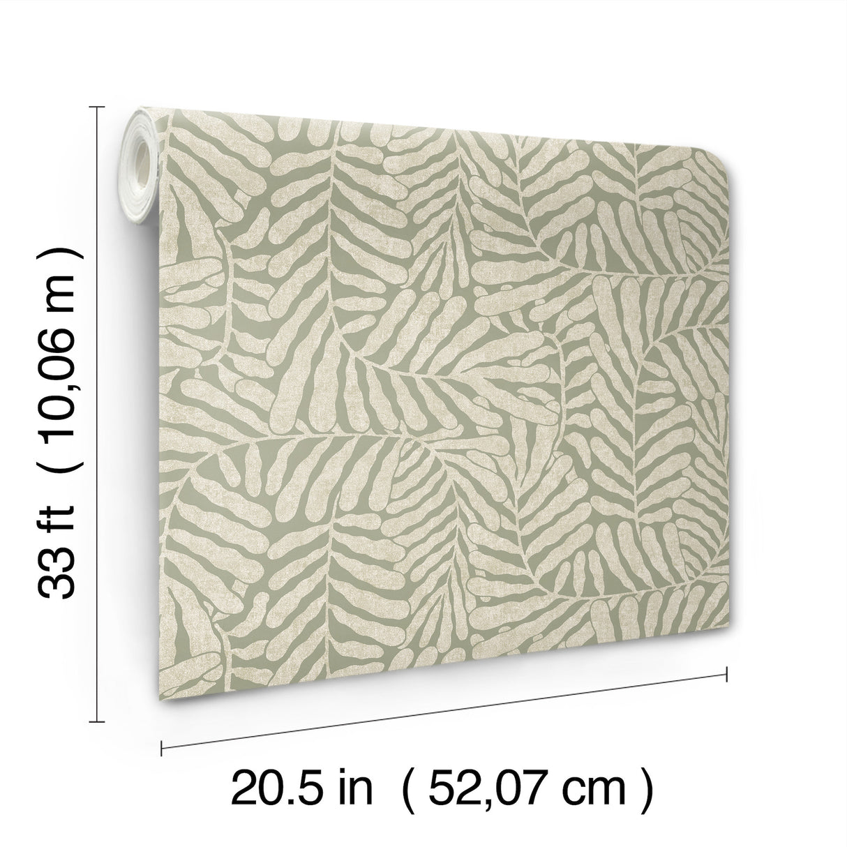 Gabriel Moss Fern by Scott Living Botanical Wallpaper- A-Street Prints 4155-27311